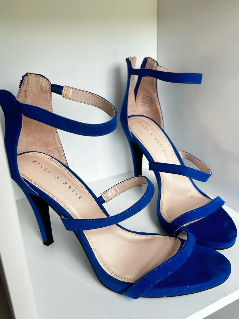 Kelly & Katie Blue Strappy Heel/ size US 9 - Picture 4 of 8